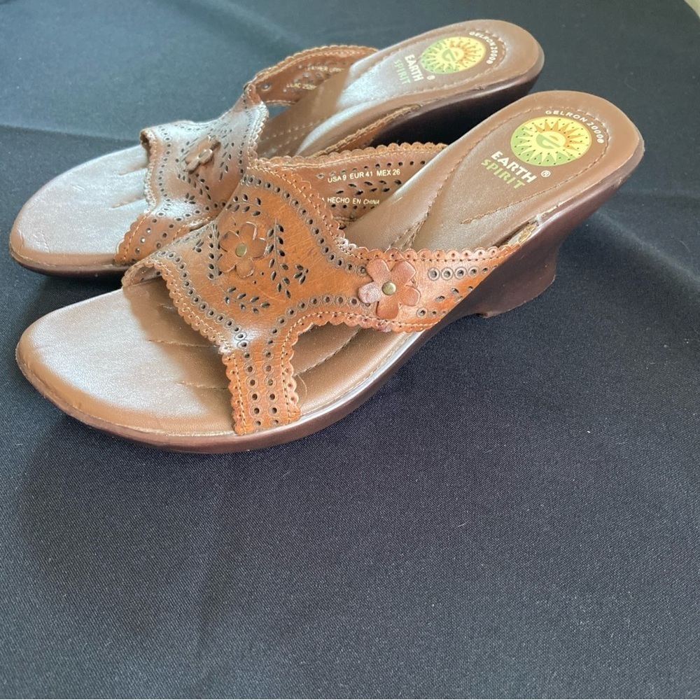 Earth Spirit Women's Gelron 2000 Sandals Size 9 - Brown